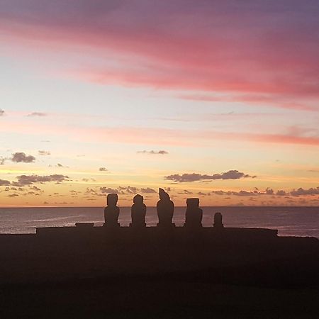 Cabañas Isla de Pascua Hanga Roa Exterior foto